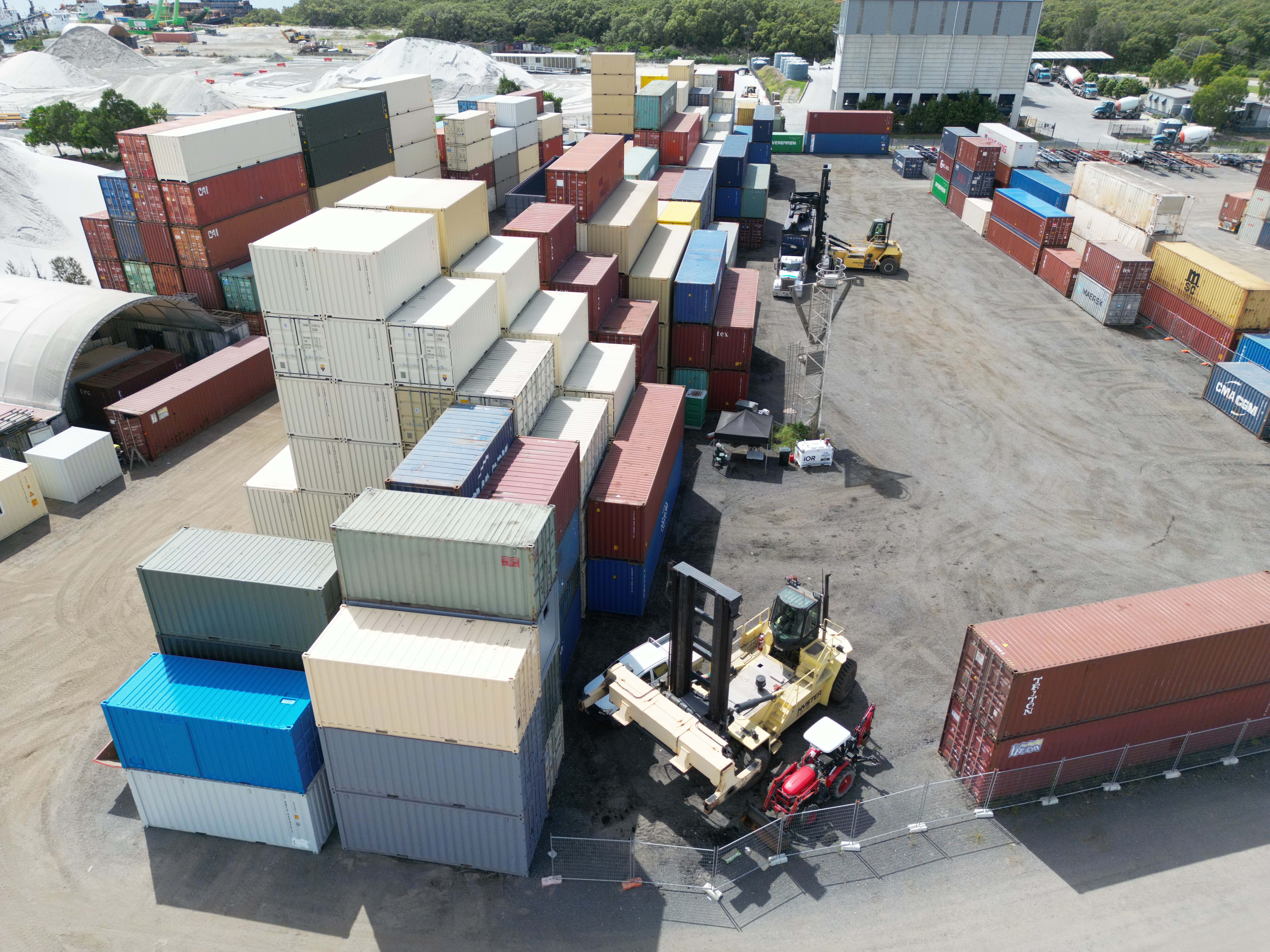 Picture of shipping containers ready for delivery in Toowoomba